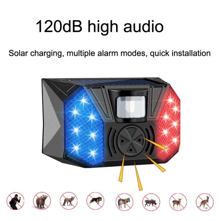 Alarme Infravermelho para Corpo Humano Solar RC-711 para Pomar, Lago de Peixes Exterior Antirroubo