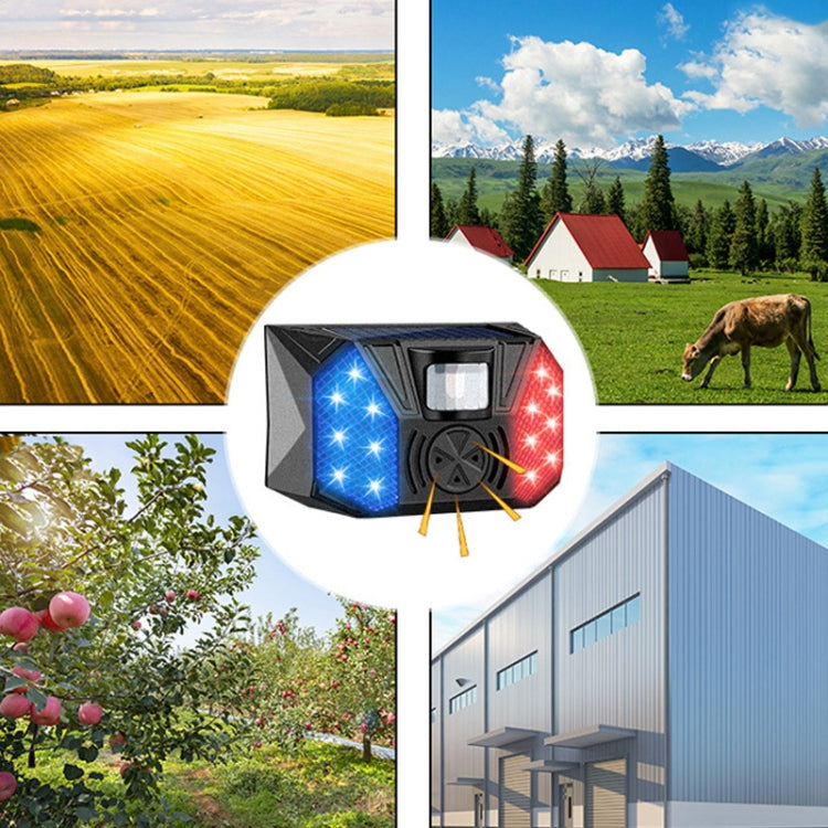 Alarme Infravermelho para Corpo Humano Solar RC-711 para Pomar, Lago de Peixes Exterior Antirroubo
