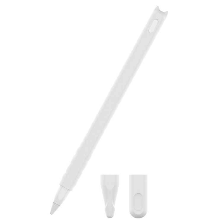 2 Peças de Estojo de Caneta de Silicone com Toque de Desenho Animado para Apple Pencil 2