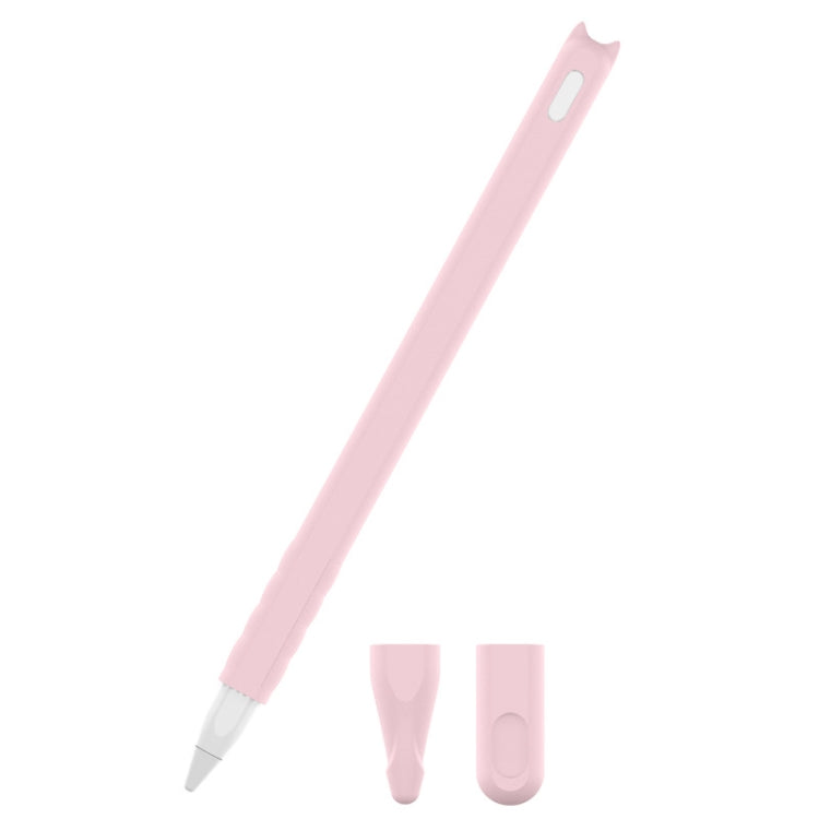 2 Peças de Estojo de Caneta de Silicone com Toque de Desenho Animado para Apple Pencil 2