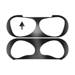 2 PCS Adesivos de Tampa Interior para Auscultadores Filme Protetor Anti-Pó para Airpods 3, Preto, Dourado, Prateado, Rosa Dourado, Vermelho, Verde, Azul, Roxo