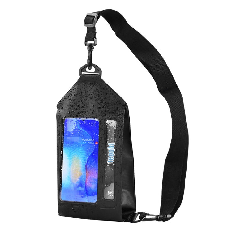 Bolsa de Telefone Impermeável Tteoobl para Natação com Alça Transversal e Ecrã Tátil, Estilo:, Modelo com Fecho, Modelo com Adesivo