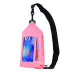 Bolsa de Telefone Impermeável Tteoobl para Natação com Alça Transversal e Ecrã Tátil, Estilo:, Modelo com Fecho, Modelo com Adesivo