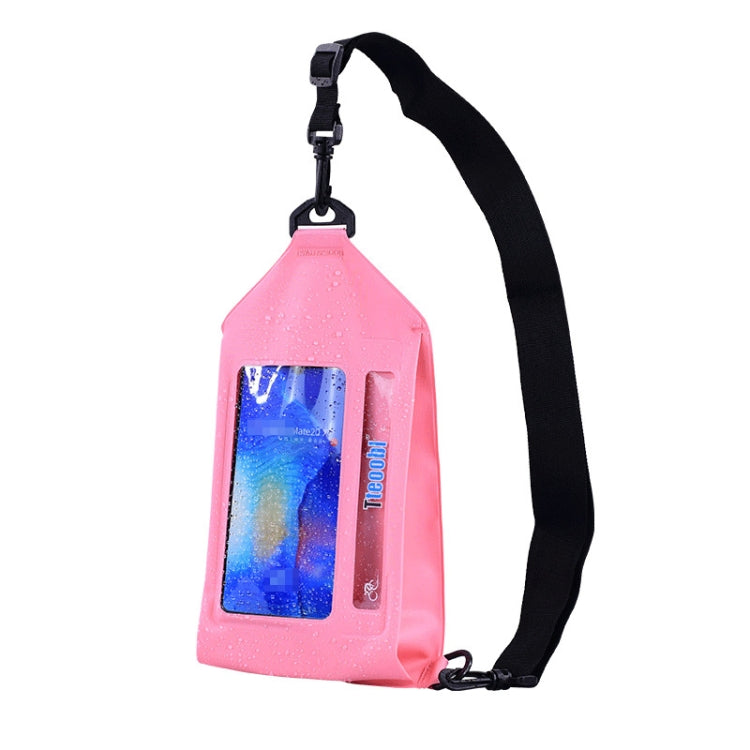 Bolsa de Telefone Impermeável Tteoobl para Natação com Alça Transversal e Ecrã Tátil, Estilo:, Modelo com Fecho, Modelo com Adesivo