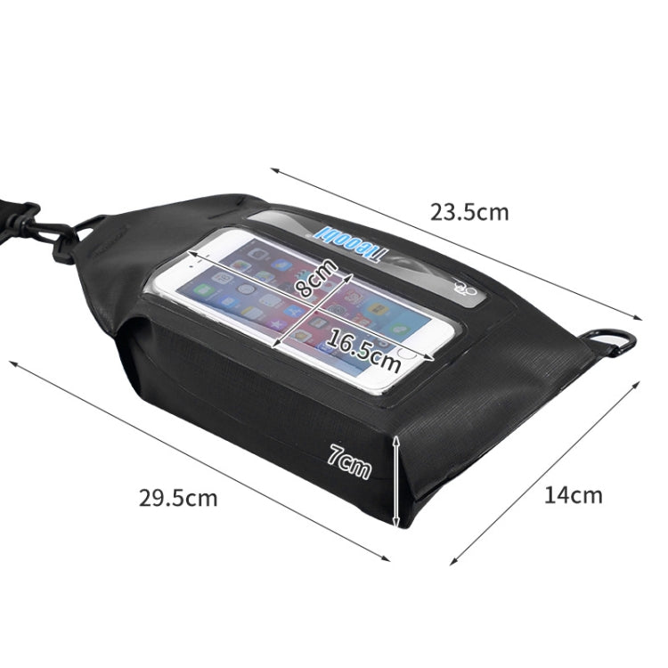 Bolsa de Telefone Impermeável Tteoobl para Natação com Alça Transversal e Ecrã Tátil, Estilo:, Modelo com Fecho, Modelo com Adesivo