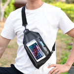 Bolsa de Telefone Impermeável Tteoobl para Natação com Alça Transversal e Ecrã Tátil, Estilo:, Modelo com Fecho, Modelo com Adesivo