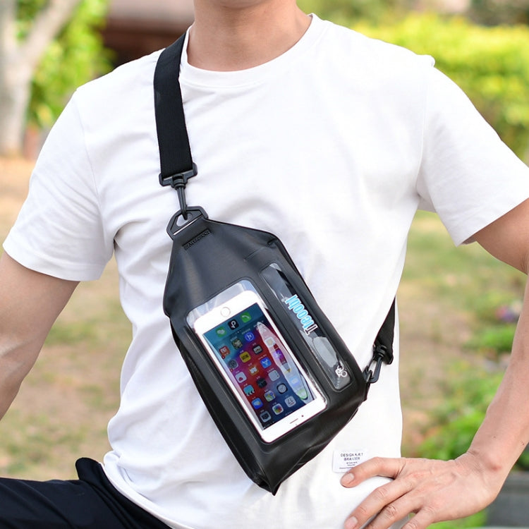 Bolsa de Telefone Impermeável Tteoobl para Natação com Alça Transversal e Ecrã Tátil, Estilo:, Modelo com Fecho, Modelo com Adesivo