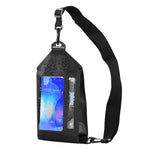 Bolsa de Telefone Impermeável Tteoobl para Natação com Alça Transversal e Ecrã Tátil, Estilo:, Modelo com Fecho, Modelo com Adesivo