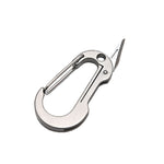 Chaveiro em Liga de Titânio Mini Faca EDC Portátil para Desembalar, Chaveiro em Liga de Titânio