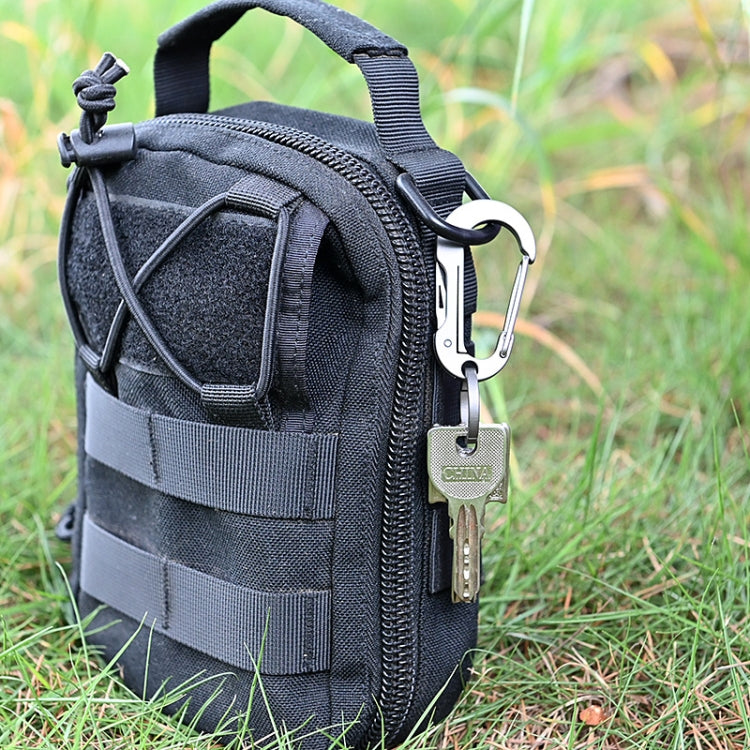 Chaveiro em Liga de Titânio Mini Faca EDC Portátil para Desembalar, Chaveiro em Liga de Titânio