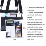 Bolsa de Armazenamento para Diversos Objetos Tteoobl T-019A, Bolsa Impermeável de Ombro para Telemóvel, Código Único