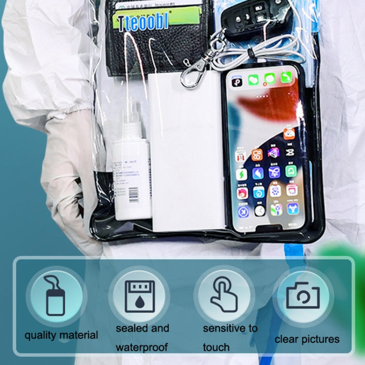 Bolsa de Armazenamento para Diversos Objetos Tteoobl T-019A, Bolsa Impermeável de Ombro para Telemóvel, Código Único
