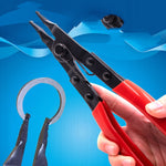 Alicate Reforçado para Anel de Fixação Boca Plana, Alicate para Anel de Fixação