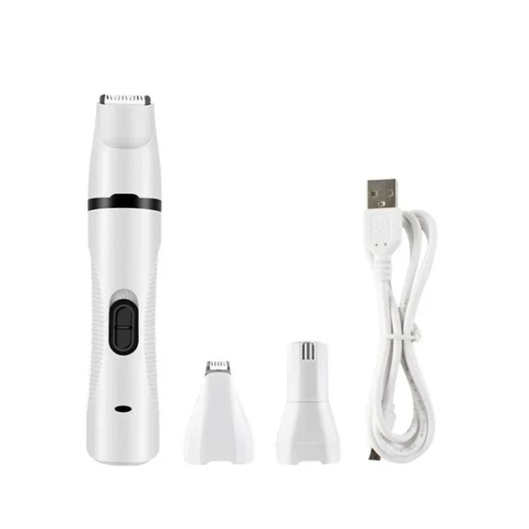 Aparador Elétrico USB para Animais, Aparador de Pelo e Polidor de Unhas para Cães, Polidor de Unhas