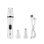 Aparador Elétrico USB para Animais, Aparador de Pelo e Polidor de Unhas para Cães, Polidor de Unhas