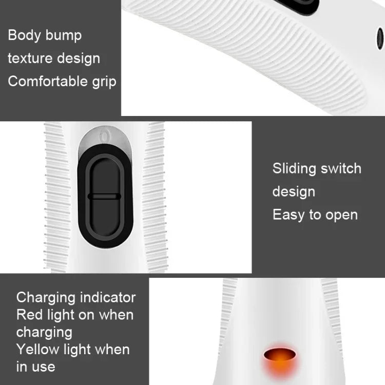Aparador Elétrico USB para Animais, Aparador de Pelo e Polidor de Unhas para Cães, Polidor de Unhas