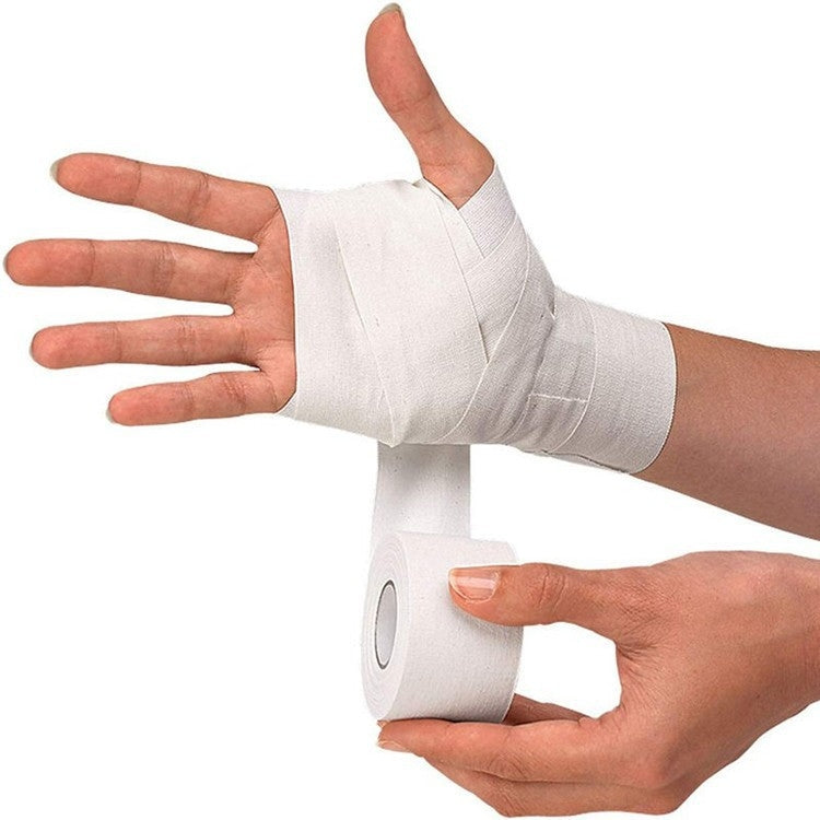 Fita Desportiva para Proteção e Fixação de Mãos e Pés, Tamanhos: 25mm x 9,1m, 38mm x 9,1m, 50mm x 9,1m, 25mm x 13,7m, 38mm x 13,7m, 50mm x 13,7m