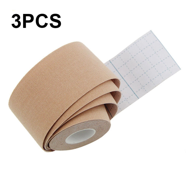 3 unidades de Fita Muscular para Fisioterapia e Desporto, Bandagem para Joelho de Basquetebol, Tamanho:, 2,5cm x 5m, 3,8cm x 5m, 5cm x 5m