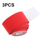 3 unidades de Fita Muscular para Fisioterapia e Desporto, Bandagem para Joelho de Basquetebol, Tamanho:, 2,5cm x 5m, 3,8cm x 5m, 5cm x 5m
