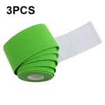 3 unidades de Fita Muscular para Fisioterapia e Desporto, Bandagem para Joelho de Basquetebol, Tamanho:, 2,5cm x 5m, 3,8cm x 5m, 5cm x 5m