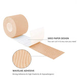 3 unidades de Fita Muscular para Fisioterapia e Desporto, Bandagem para Joelho de Basquetebol, Tamanho:, 2,5cm x 5m, 3,8cm x 5m, 5cm x 5m