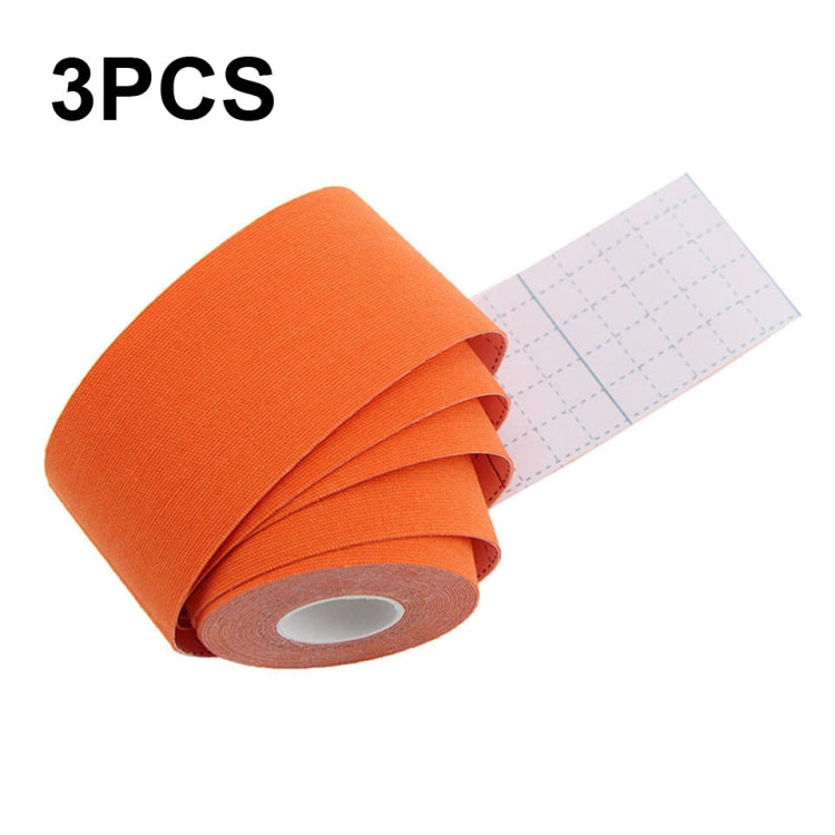 3 unidades de Fita Muscular para Fisioterapia e Desporto, Bandagem para Joelho de Basquetebol, Tamanho:, 2,5cm x 5m, 3,8cm x 5m, 5cm x 5m