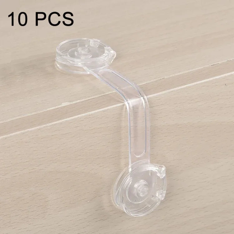 Fecho de Segurança para Gavetas e Portas de Armário Infantil, Anti-abertura, para Frigorífico, 10 PCS/Pacote, Par de Fechos 10 PCS/Pacote, 5 PCS/Pacote, Par de Fechos 5 PCS/Pacote, 5 PCS Transparentes + 5 Pares de Fechos