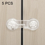 Fecho de Segurança para Gavetas e Portas de Armário Infantil, Anti-abertura, para Frigorífico, 10 PCS/Pacote, Par de Fechos 10 PCS/Pacote, 5 PCS/Pacote, Par de Fechos 5 PCS/Pacote, 5 PCS Transparentes + 5 Pares de Fechos
