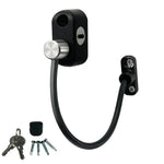 Children High-rise Anti-fall Safety Lock Window Push Limiter, Color:, White, Black, White (Thick), Black (Thick), White (Special Thick), Black (Special Thick), White (Enhanced), Black (Enhanced), White (High Standard), Black (High Standard)