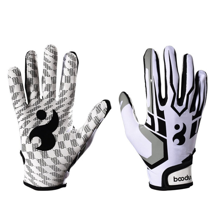 Luvas de Fitness e Desporto ao Ar Livre BOODUN C281071G para Baseball e Rugby, Antiderrapantes, C281071G Branco L, C281071G Vermelho S, C281071G Vermelho M, C281071G Vermelho L, C281071G Branco S, C281071G Branco M