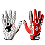 Luvas de Fitness e Desporto ao Ar Livre BOODUN C281071G para Baseball e Rugby, Antiderrapantes, C281071G Branco L, C281071G Vermelho S, C281071G Vermelho M, C281071G Vermelho L, C281071G Branco S, C281071G Branco M