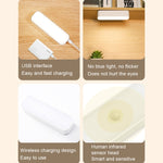 Luz de Sensor de Armário Sem Fios para Casa com Carregamento Inteligente D6, Capacidade da Bateria:, 2500 mAh, 3000 mAh