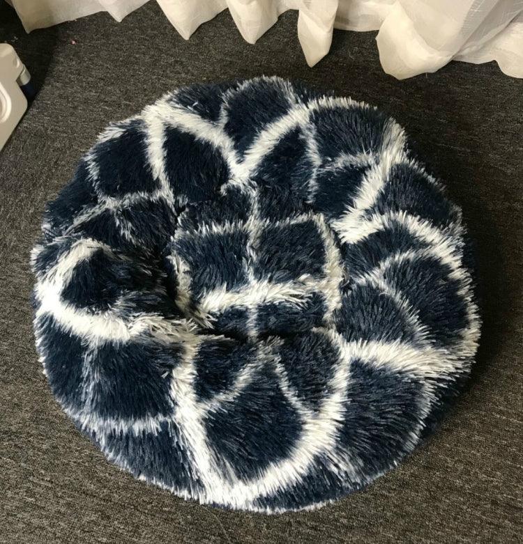 Canil Redondo para Animais de Pelo Longo, Cama Quente para Animais, 40cm, 50cm, 60cm