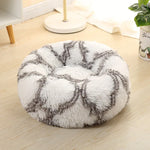Canil Redondo para Animais de Pelo Longo, Cama Quente para Animais, 40cm, 50cm, 60cm