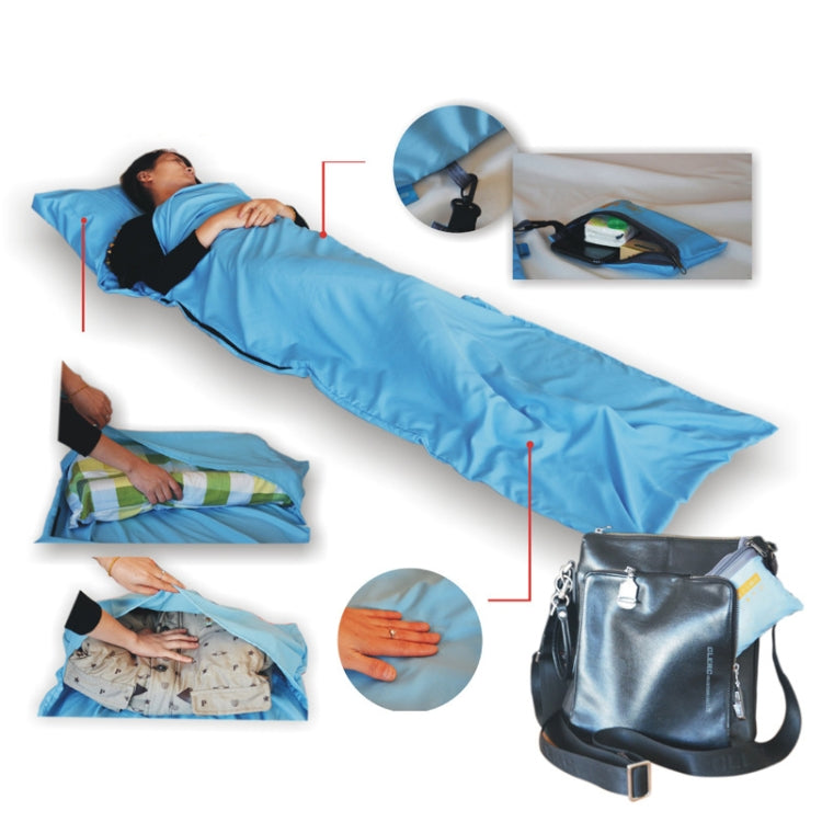 Saco de Dormir Ultraleve para Exterior Pongee Portátil Individual, 210x70cm Cinzento, 210x70cm Azul, 210x70cm Laranja
