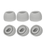 6 PCS Tampões de Silicone para Samsung Galaxy Buds Pro TWS, Grande Preto, Médio Preto, Pequeno Preto, Grande Cinzento, Médio Cinzento, Pequeno Cinzento, Grande Roxo, Médio Roxo, Pequeno Roxo