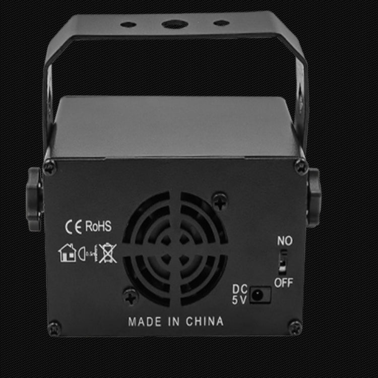Luz Laser Mini de Palco Controlada por Voz T10 Luz Atmosférica com Controlo Remoto
