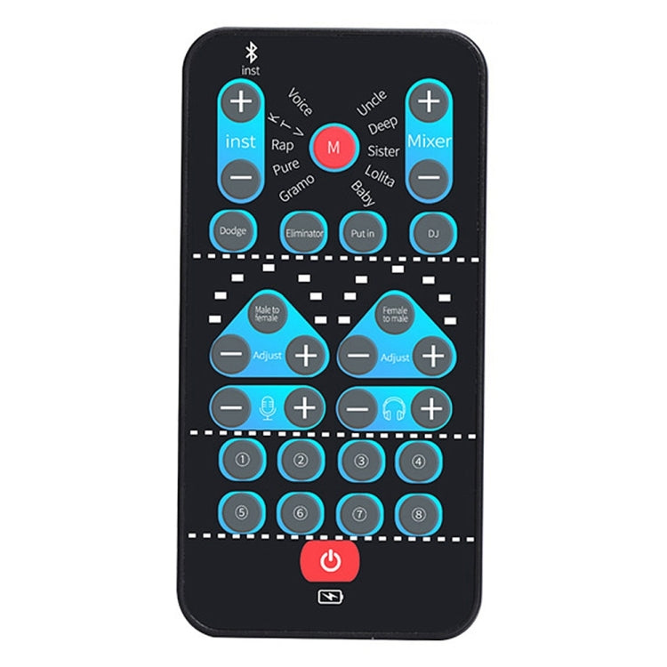 Computador Móvel M10 Placa de Som Mini Modificador de Voz K Song Gravação Modificador de Voz Bluetooth, M10