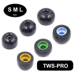 6 PCS Tampões de Espuma de Memória para Jabra Elite 65T Sony WF-1000XM3 Auscultadores Sem Fios Reais, Grande, Médio, Pequeno