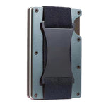 ZDL-05 Organizador Protetor com Rastreador Suporte Metálico para Cartões para AirTag 2ª Geração / AirTag 1ª Geração, Verde Exército, Preto, Cinzento, Azul Claro