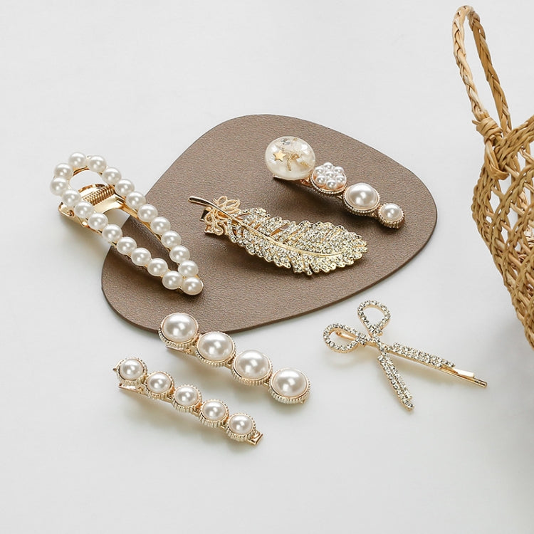 Alloy Colorful Hairpin Headgear Pearl Rhinestone Clip Set, 8PCS/Set Heavy Work, 8PCS/Set Cherry, 8PCS/Set Pink Cherry, 8PCS/Set Starfish, 7PCS/Set Mermaid, 4PCS/Set Light Blue, 6PCS/Set Purple, 8PCS/Set Yellow, 7PCS/Set Yellow Heart, 7PCS/Set Diamond H...