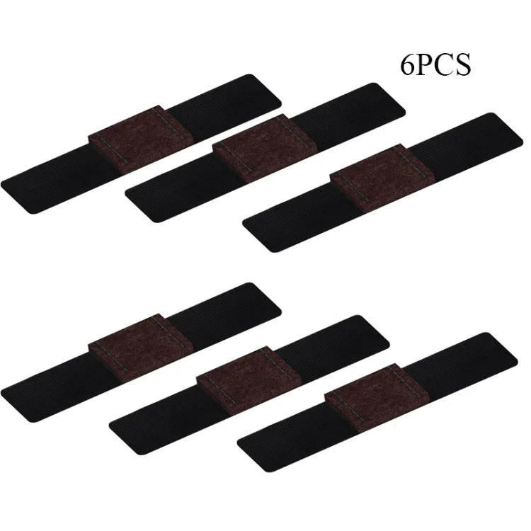 Conjunto de 6 capas para pés de mesa em tubo de ferro em forma de U, protetor para pernas de cadeira de escritório, capa para pés de mesa em forma de U