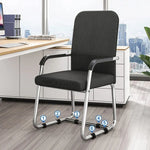 Conjunto de 6 capas para pés de mesa em tubo de ferro em forma de U, protetor para pernas de cadeira de escritório, capa para pés de mesa em forma de U