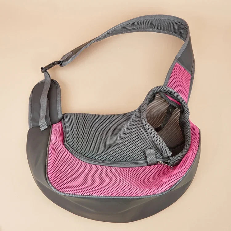 Bolsa para Animais de Estimação com Alça de Ombro Alargada Bolsa Mensageiro Respirável para Gatos, Tamanho:, Pequeno, Grande