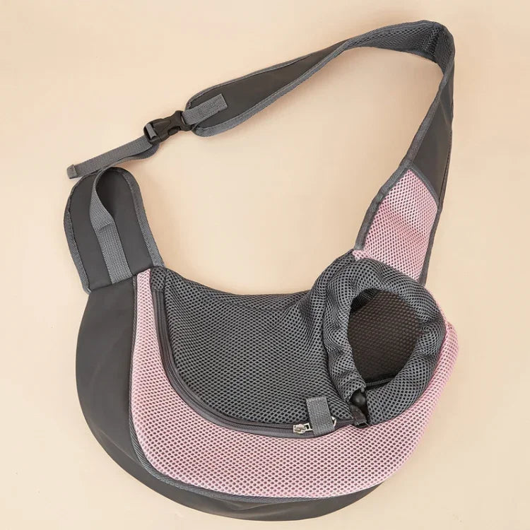 Bolsa para Animais de Estimação com Alça de Ombro Alargada Bolsa Mensageiro Respirável para Gatos, Tamanho:, Pequeno, Grande