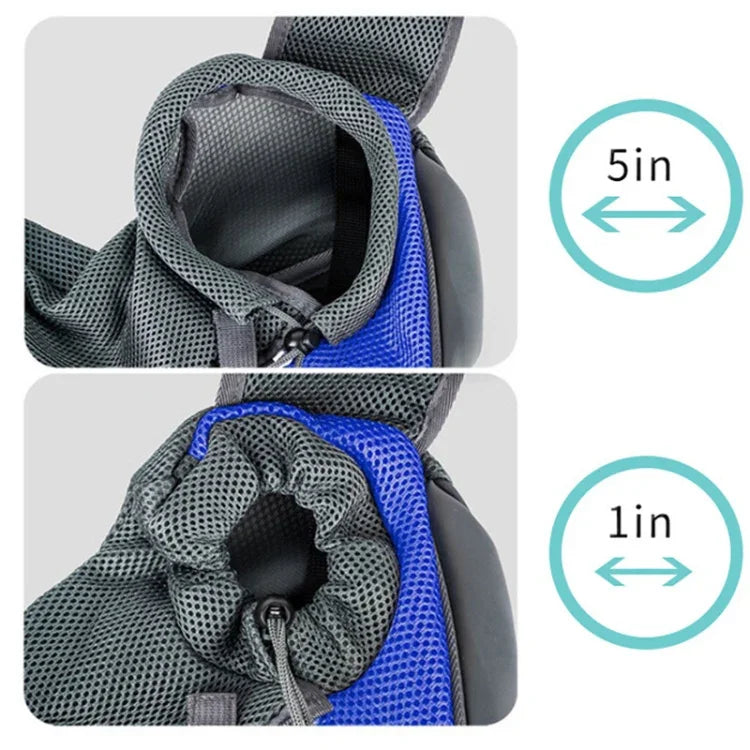 Bolsa para Animais de Estimação com Alça de Ombro Alargada Bolsa Mensageiro Respirável para Gatos, Tamanho:, Pequeno, Grande