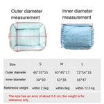 Canil de Verão para Cães e Gatos com Sensação de Frio, Tenda Fresca de Seda Gelada, S, M, L