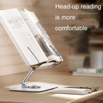 Suporte de Mesa para Leitura de Livros R03, Não Rotativo, Multi-funções, Elevável para Tablet, R04