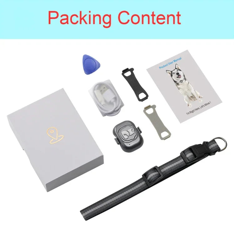 G16 Rastreador GPS para Animais de Estimação Colar Inteligente IP67 à Prova de Água Rastreamento Anti-perda para Cão e Gato, G16 Pets GPS