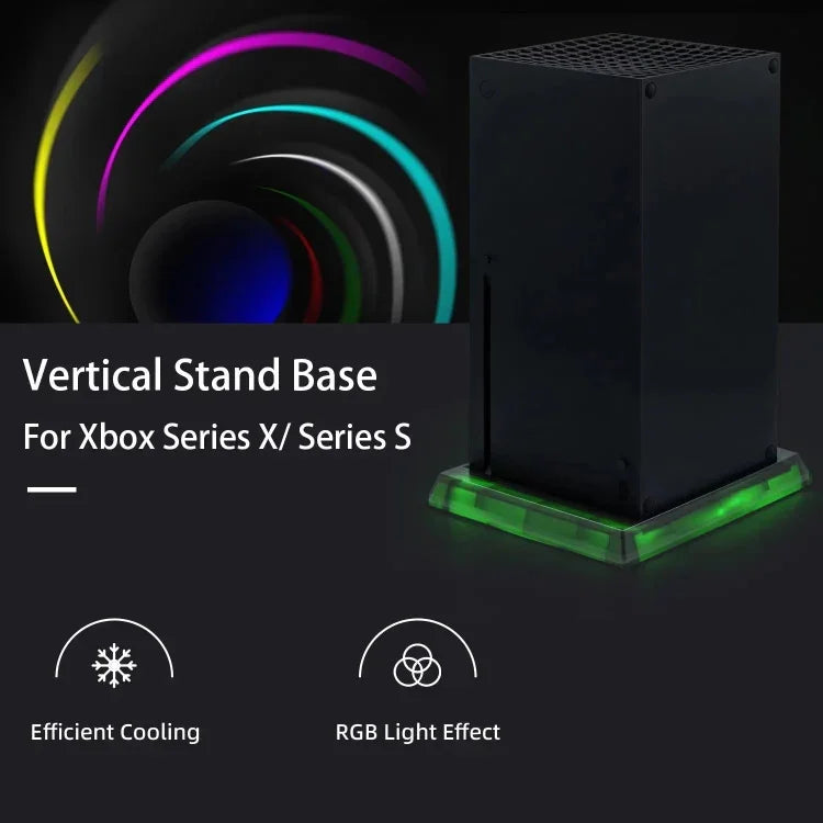 Base de Arrefecimento Symphony para Consola de Jogos Microsoft Xbox Series X/S, Base de Arrefecimento RGB